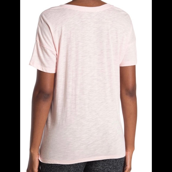 Pj SALVAGE*NWT*EMBROIDERED V NECK”CAT LOVERS”TEE SHIRT BLUSH PINK *NEW*MSRP$62 - Picture 4 of 4